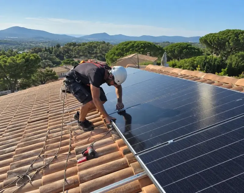 Installateur panneaux solaires Flayosc — pose photovoltaïque sur toiture