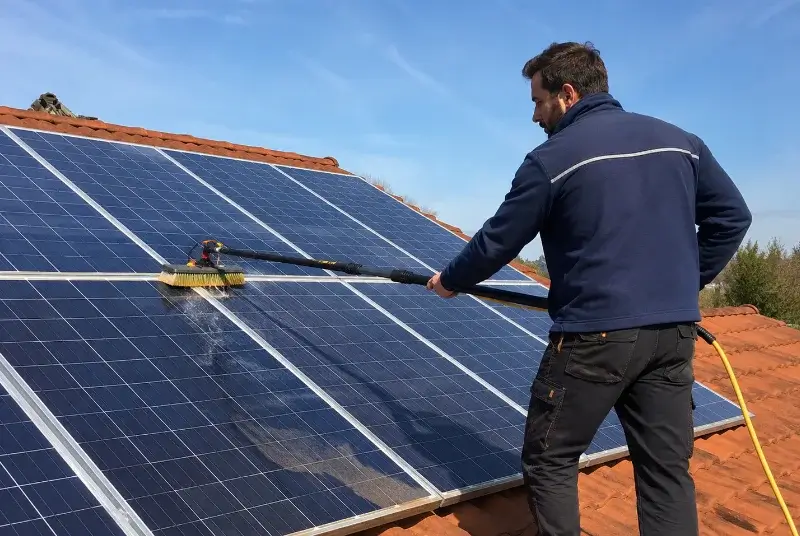 Nettoyage et entretien de panneaux solaires à Flayosc