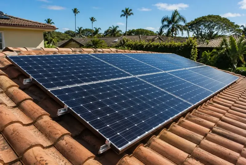 Installation de panneaux solaires à Flayosc